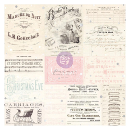 Christmas Sparkle Vellum 12"X12"