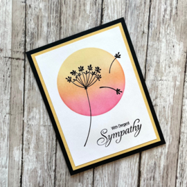 With Sympathy Stamps