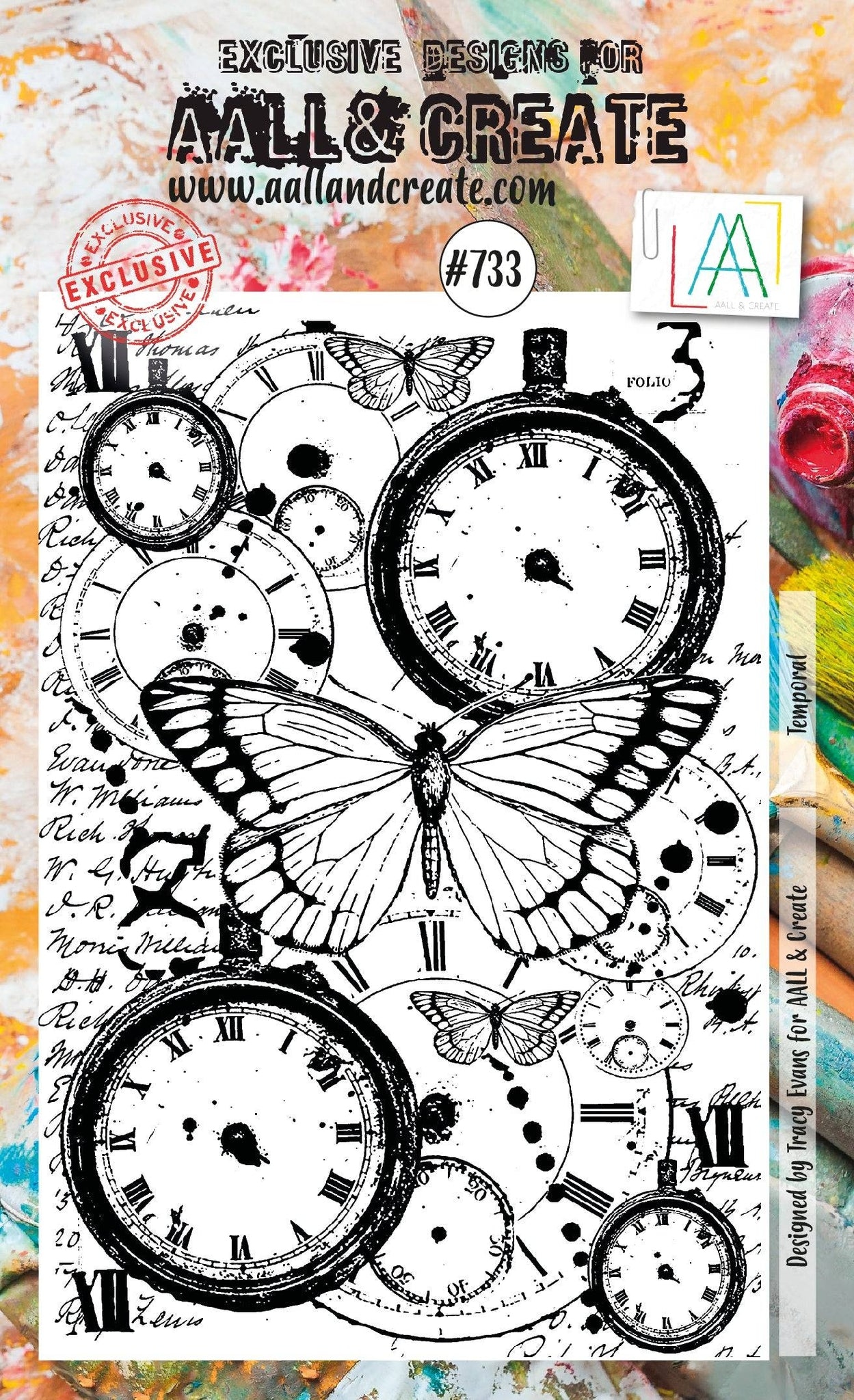 #0733 Temporal A6 Clear Stamp Set