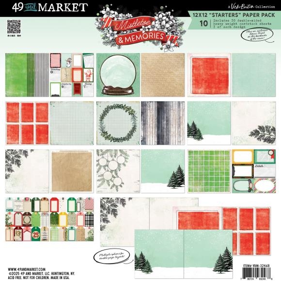 Mistletoe And Memories Collection Pack 12"X12"