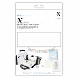 Xtra's A5 Adhesive Vellum Sheets White