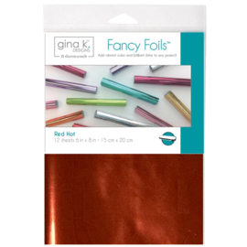 Red Hot Fancy Foils 6" x 8"