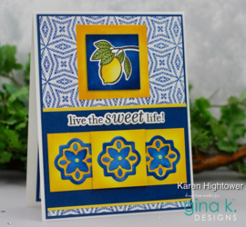 Chalet Background Stamp