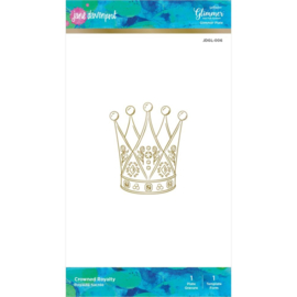 Glimmer Hot Foil Plate & Template Set Crowned Royalty