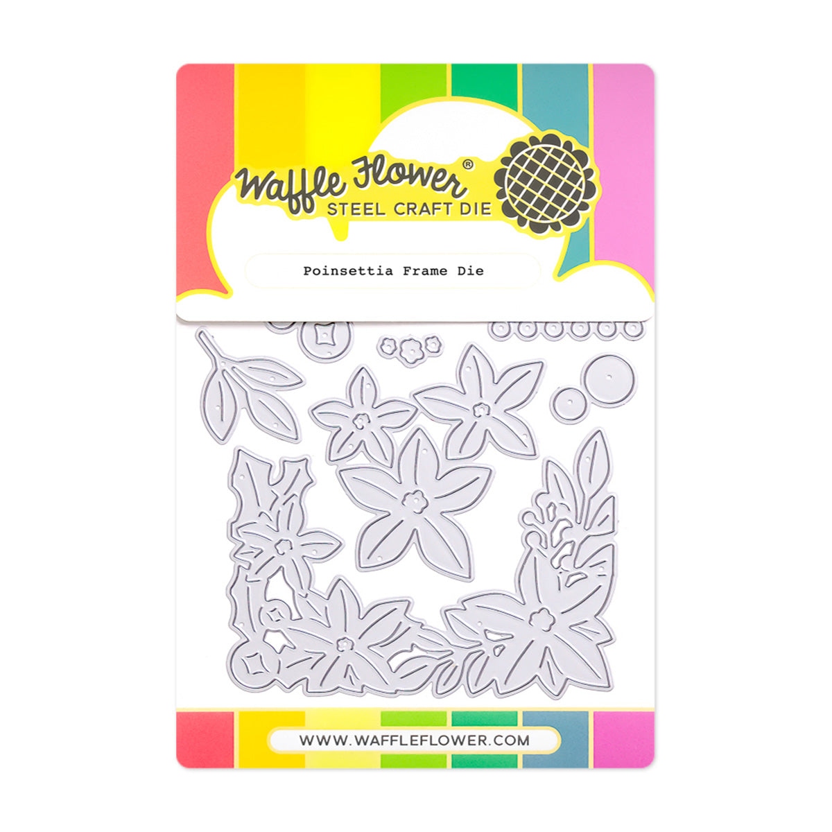 Poinsettia Frame Die