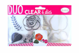 Clear Stamps & Dies Rose