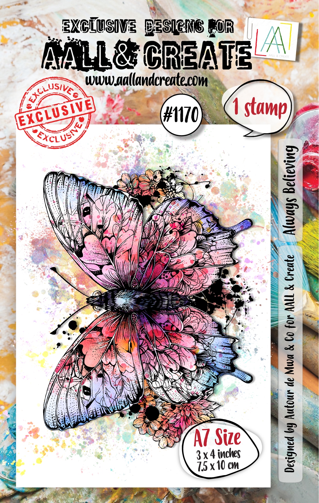 #1170 Always Believing A7 Stamp Set