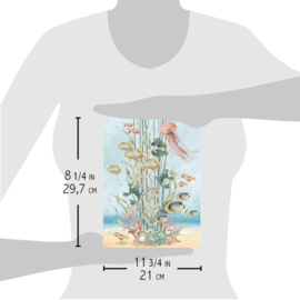 Underwater Love Caribbean Sea Rice Paper A4