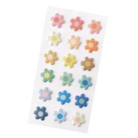 Flower Child Mini Puffy Stickers