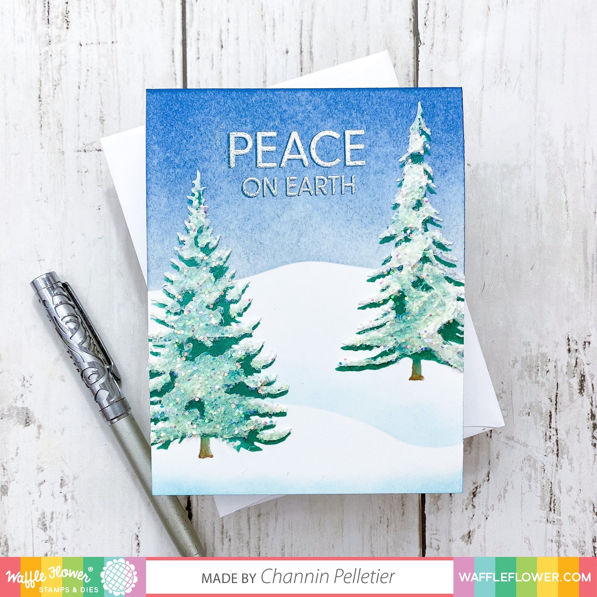 Pine Trees Stencil