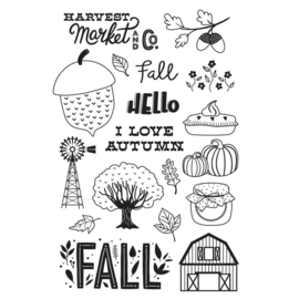 Harvest Market Photopolymer Clear Stamps