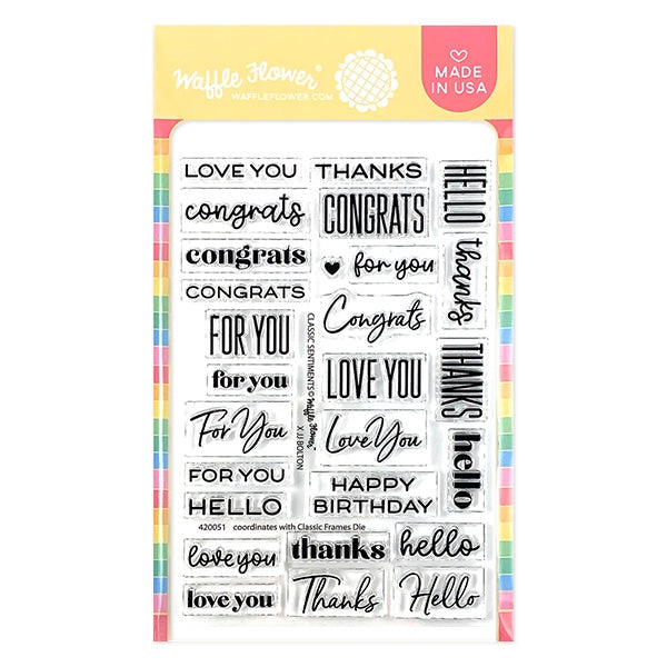 Classic Sentiments Stamps