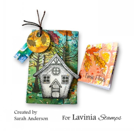 LAV934 Meadow Cottage Stamp