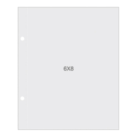 Pocket Pages For 6"X8" Binders