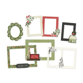 The Holiday Life Chipboard Frames