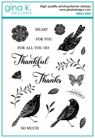 Ornate Birds Stamps