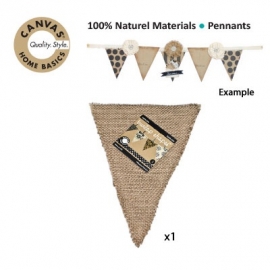 Burlap triangle