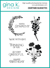 Courtyard Silhouettes Stamps