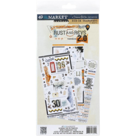 Rust & Revs 2.0 Rub-On Transfer Set 6"X12"