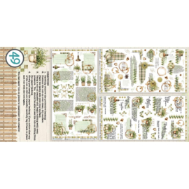 Cottagecore Rub-On Transfer Set 6"X12"