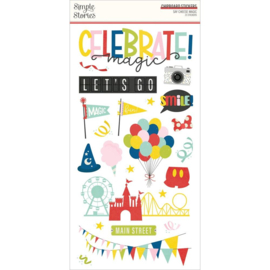 Say Cheese Magic Chipboard Stickers