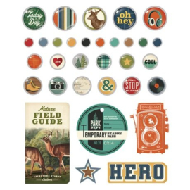 Rustic Legend Adhesive Brads