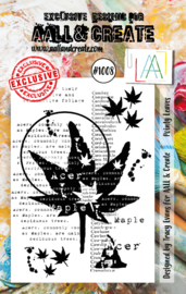 #1008- A6 Stamp Set - Pointy Leaves