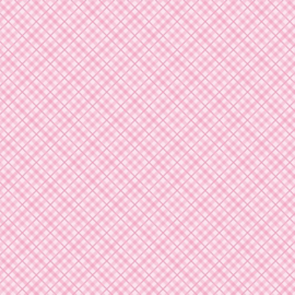 Patterned single-sided l.pink plaid