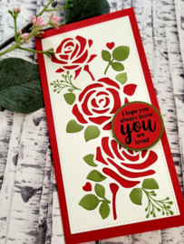 Rose Mini Slimline Plate Die