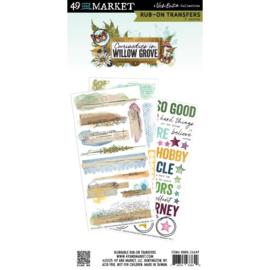 Curiosities In Willow Grove Rub-On Transfer Set Blendable