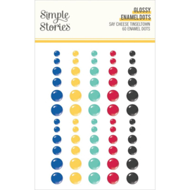 Say Cheese Tinseltown Enamel Dots Glossy