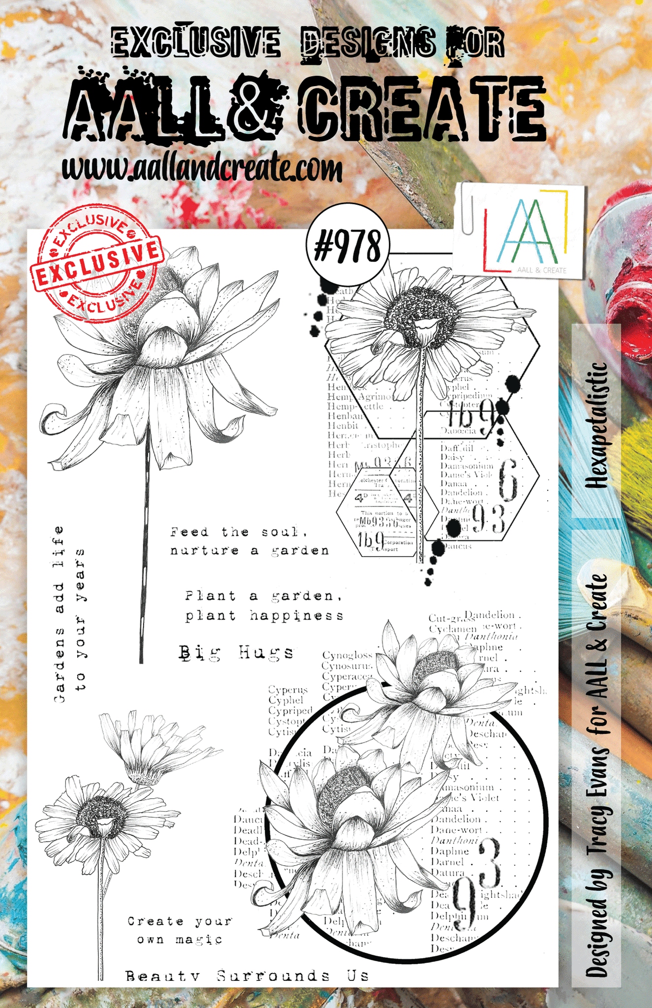 #0978 Hexapetalistic A5 Stamp Set