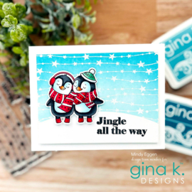 Playful Penguins Stamps