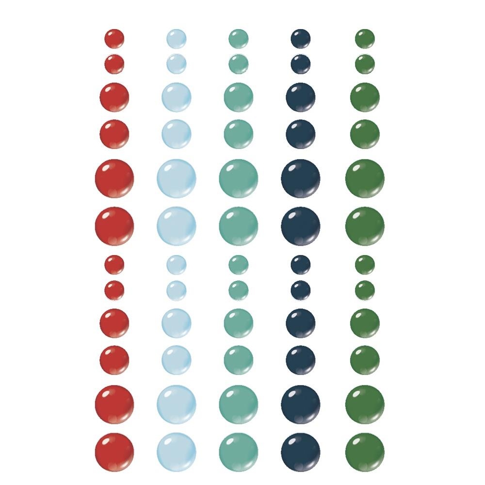 Flannel Season Glossy Enamel Dots