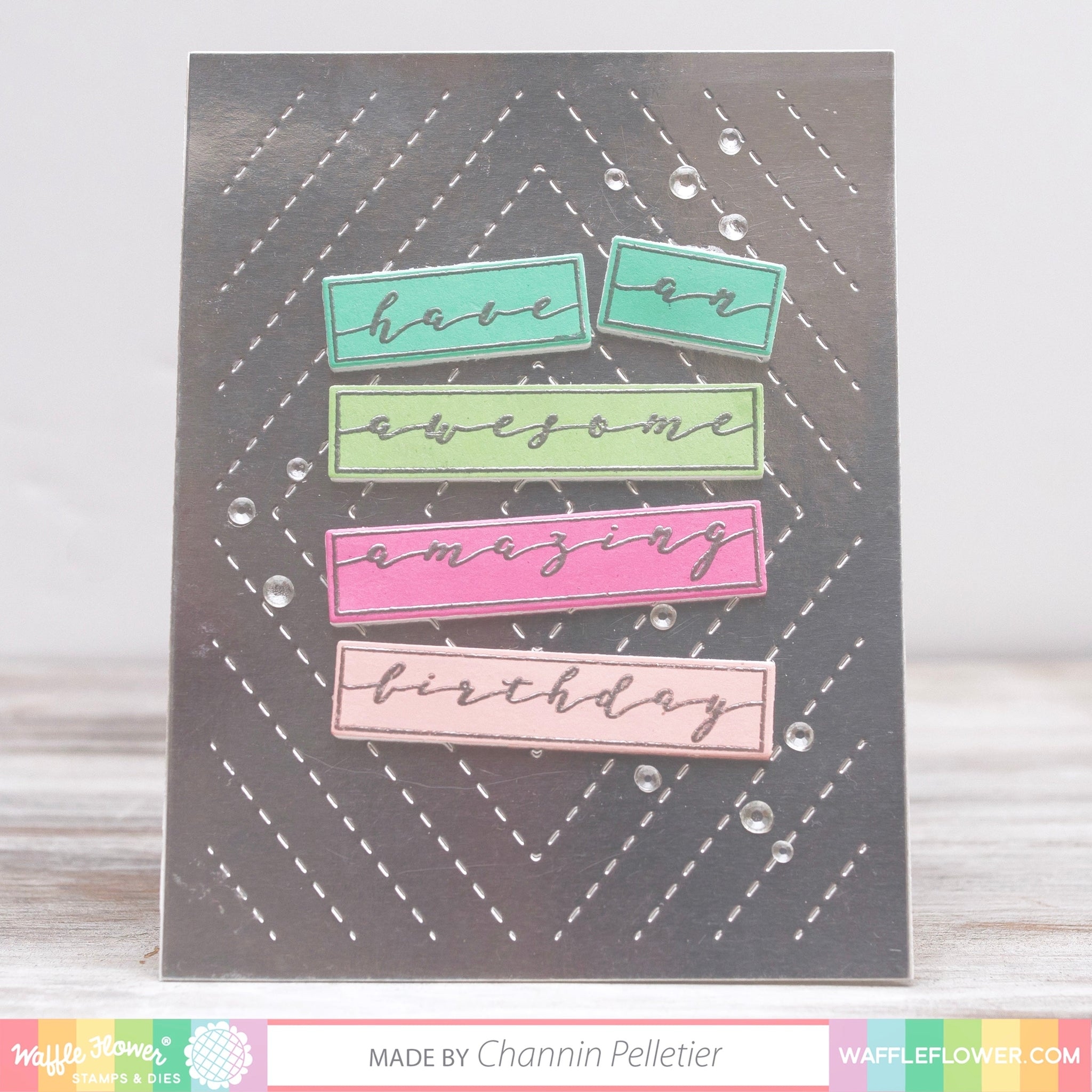 Label Greetings Stamp Set