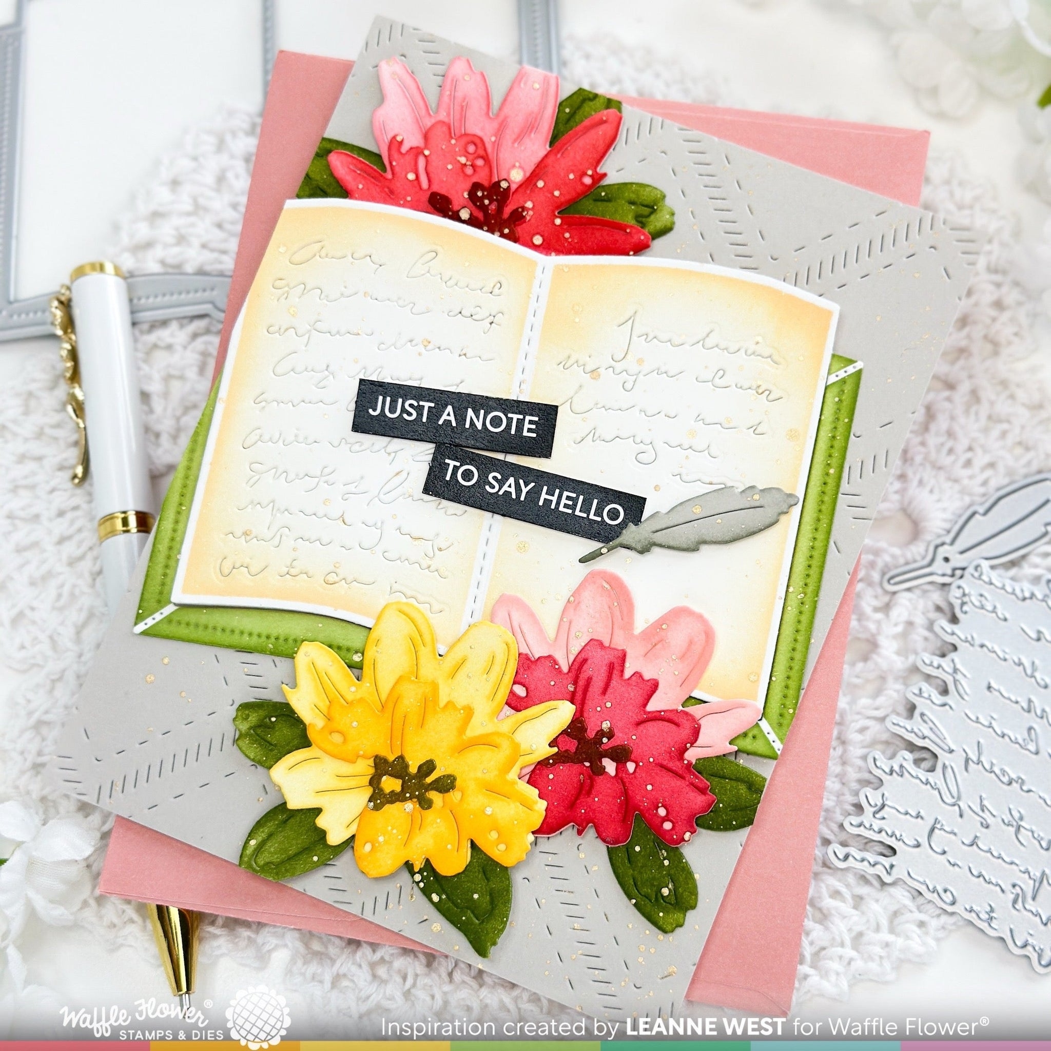 Subsentiments Quill Note Diecut