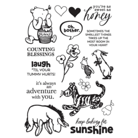 Say Cheese Classic Pooh Photopolymer Stamps Friends Forever