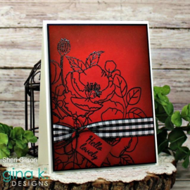 Timeless Poppies Stamps