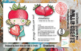 #1028 - A7 Stamp Set - Strawberry