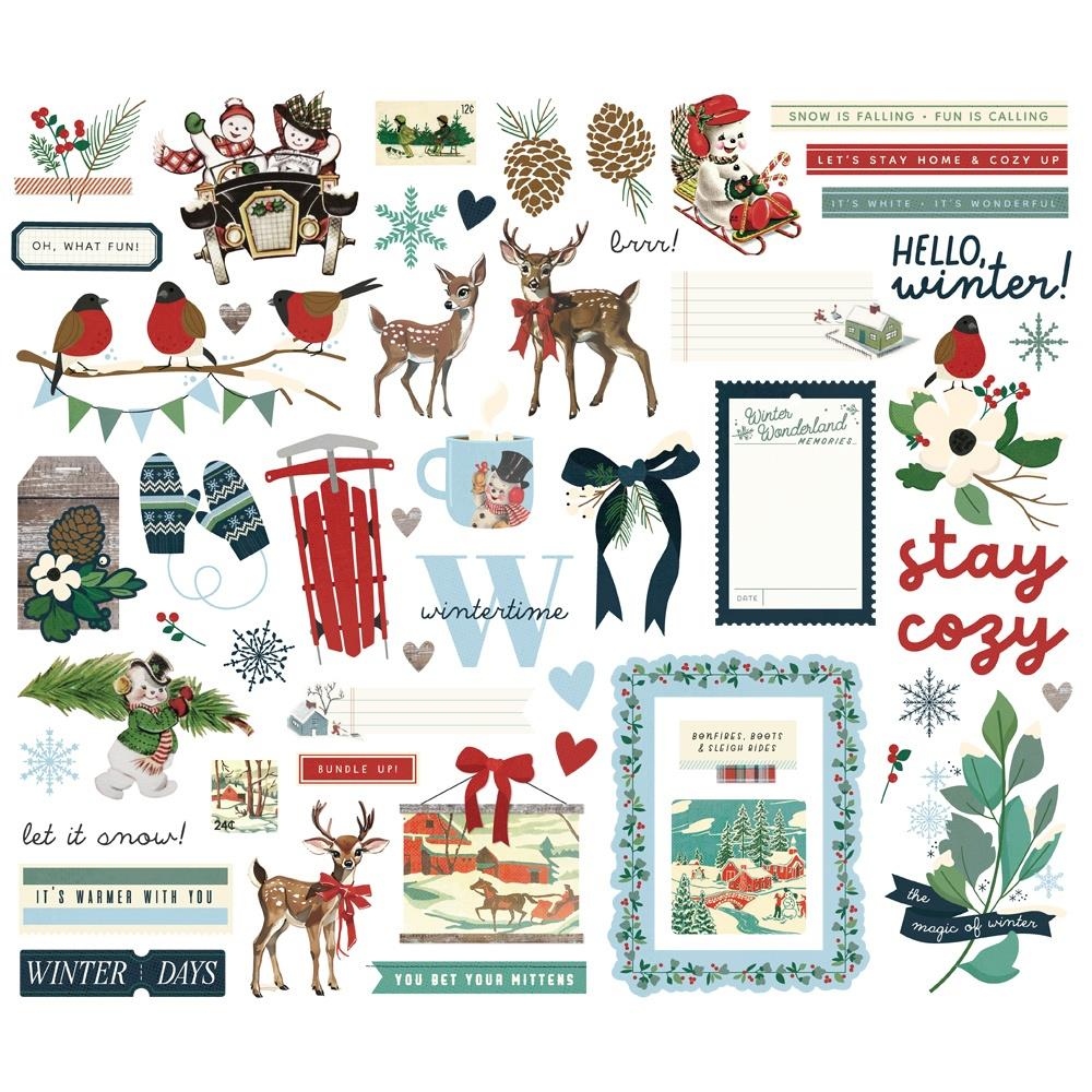 Flannel Season Bits & Pieces Die-Cuts Elements