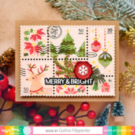 Postage Collage Stamp Set