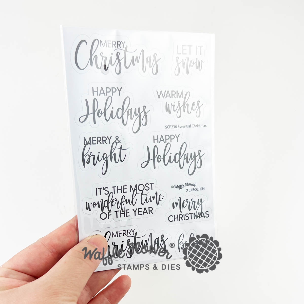 Essential Christmas Diecut - Black