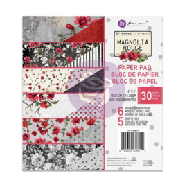 Magnolia Rouge Paper Pad 6"X6"