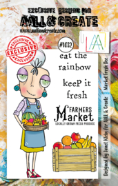 #1032 - A7 Stamp Set - Market Fresh Dee