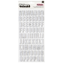 Mixed Media Thickers Stickers Alpha