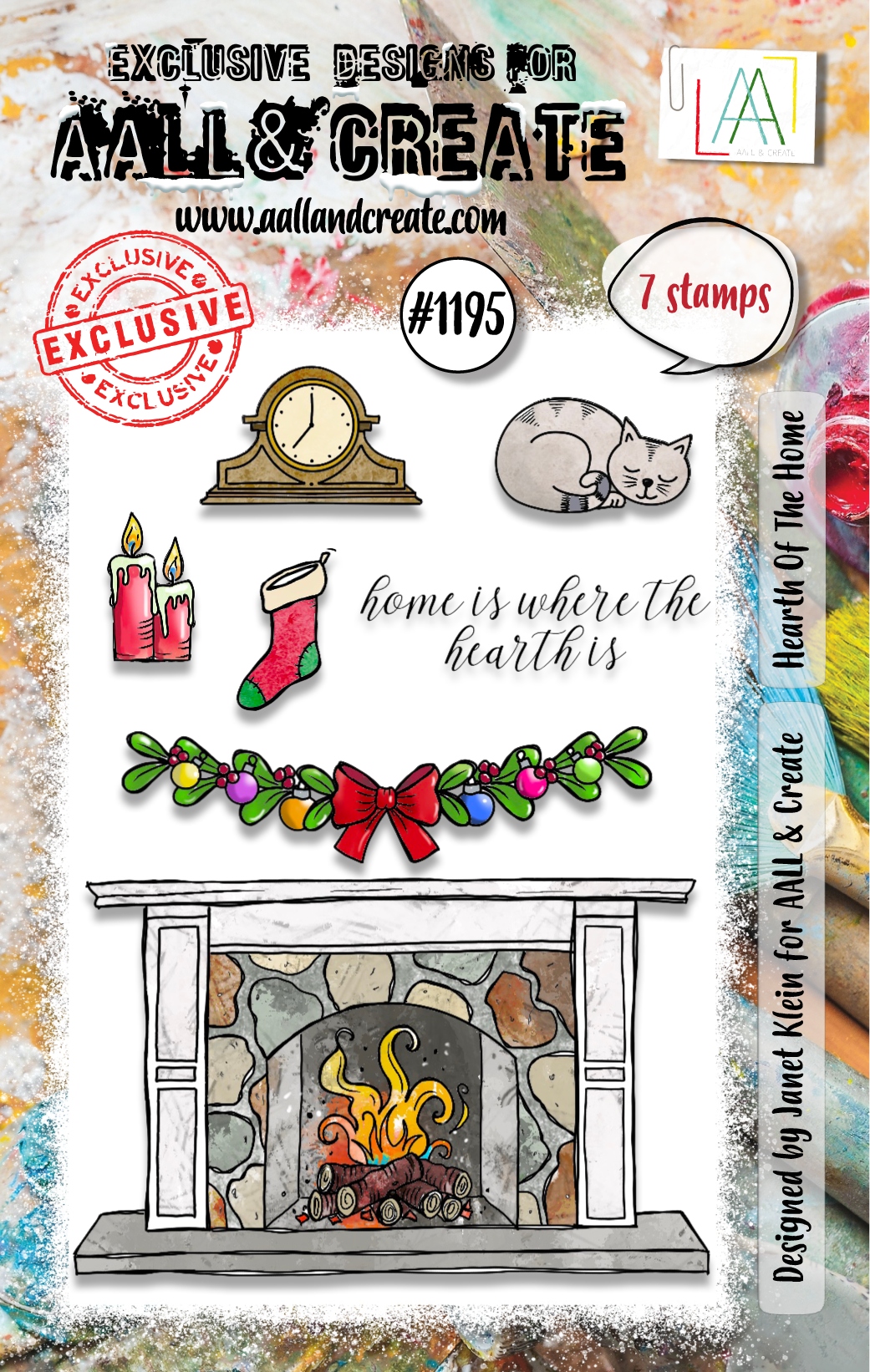 #1195 Hearth Of The Home A7 Stamp Set