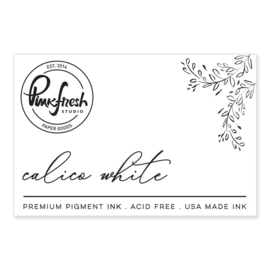 Premium Dye Ink Pad Calico White