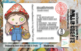 #1023 - A7 Stamp Set - Mushroom