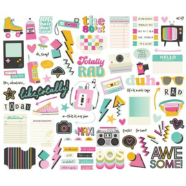 Totally 80's Bits & Pieces Die Cuts
