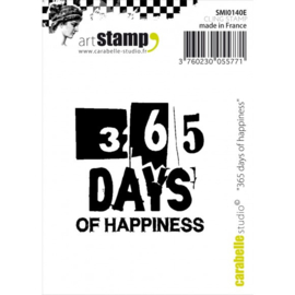 Stamp 365 days of happiness